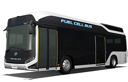 燃料電池バスの外装部品